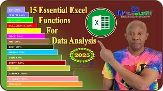 15 Essential Excel Functions For Data Analysis Step By Step Tutorial in 2025