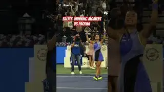 Eala&rsquo;s Winning moment vs Paolini; congrats Alex!