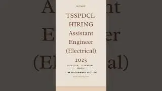 TSSPDCL AE - Notification 2023 Released | Apply Now