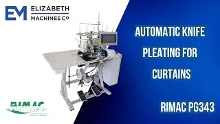 RIMAC PG343 Curtain Knife Pleating Machine | Best Sewing Machine for Curtains (Industrial)