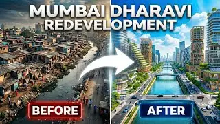 Dharavi Redevelopment | Old City Transformation into a Modern Smart City (AI Visualization) #mumbai