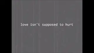 love isn't supposed to hurt || free audio