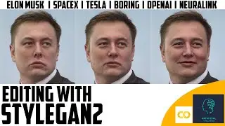 Editing Elon Musk with StyleGAN2 (AI)
