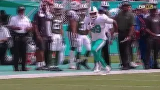 Julius Thomas books it down the sidelines on the 25-yard pass