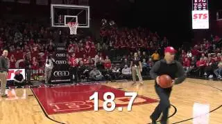 RVision: Rutgers Fan Nails Half-Court Shot to Win $2500.