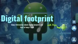 Digital footprint: Meaning, types,how it's working and how to see your digital footprint. #android.