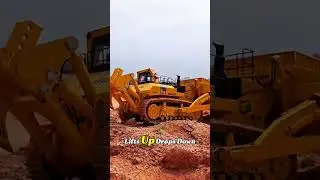 This Bulldozer Blade Can Shape-Shift. #BulldozerBlade #HeavyMachinery #EarthMoving #MachineTok