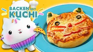 Kuchis Pizza Party! 🍕😻 Wir lernen, K&auml;tzchen-Pizzen zu backen! | BACKEN MIT KUCHI