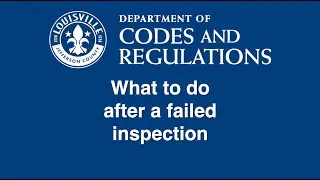 What to do after a failed inspection | Codes and Regulations