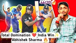 Abhishek -Rinku Shines 🔥| India Destroyed NZ in 1st T20🥶 | IND vs NZ | Cricket locha 