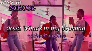 What&rsquo;s In My Backpack *Junior Year* +Back To School Supplies Haul 2022 ! #backtoschool