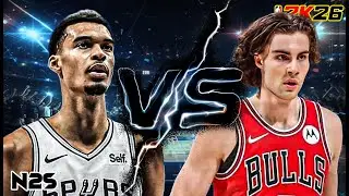 Spurs vs Bulls | Full Game - November 10, 2025 | NBA 2K26