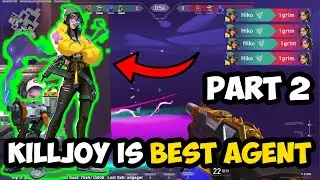 THE ULTIMATE KILLJOY MONTAGE (Part 2) - Best Outplays & 200 IQ Moments | VALORANT