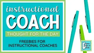 FREEBIES for Instructional Coaches | Build Your Instructional Coach Toolkit for FREE!