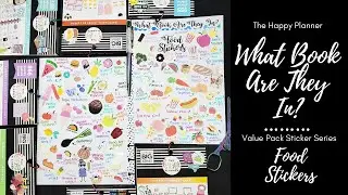 Food Stickers | What Book Are They In? | MAMBI |The Happy Planner | Free Printable