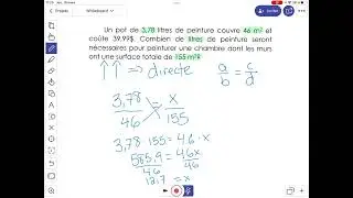 Proportionnalité directe et inverse