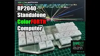 BANDIT a standalone RP2040 ColorForth Computer