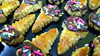 BISKUT AISKRIM COKLAT (fancy ice cream cookies) | Sukatan Cawan #viral