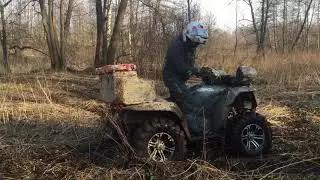 Мартовская жесть или как новичок Kingquad 400 одолел все монстров Suzuki, Polaris и BRP.
