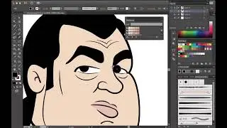 Steven Seagal Caricature - Sketchbook Pro & Adobe Illustrator