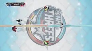 NHL&reg; 18 threes gameplay mascots