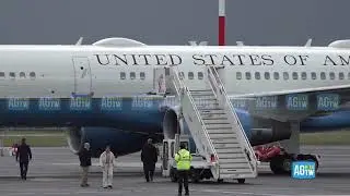 L'arrivo del vicepresidente degli Stati Uniti JD Vance all'aeroporto di Ciampino