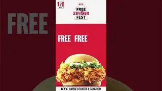 Free Zinger On First Online Order