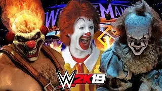EVIL CLOWNS vs THE NEW DAY | WWE 2K19 Gameplay