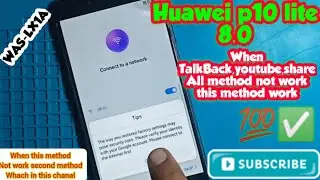 Huawei P10 Lite WAS_LX1A 8.0 frp bypass without pc/P10 lite google bypass when share not working/