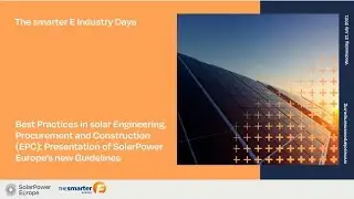 Best Practices in Solar Engineering, Procurement and Construction (EPC)