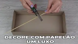 2 IDEIAS PARA DECORAR USANDO PAPELÃO
