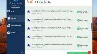 Update PC  drivers with Driver easy