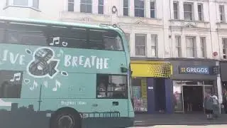 BRIGHTON & HOVE BUS ROUTE 5B PASSING THROUGH WESTERN ROAD BRIGHTON
