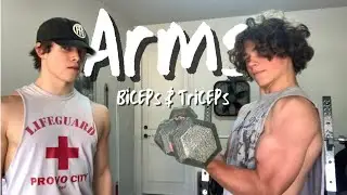 HUGE (Full) Arms Day Workout With Drew Leyman (Teen Workouts)