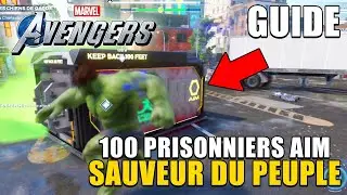 MARVEL'S AVENGERS - COMMENT SAUVER 100 PRISONNIERS DE L'AIM RAPIDEMENT ( GUIDE SAUVEUR DU PEUPLE )