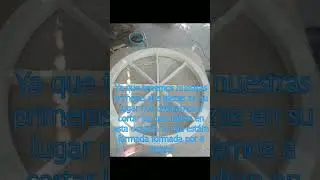 fabricación de rueda de carreta con madera de tarima