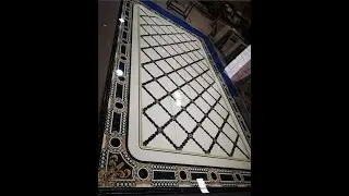 Golden tile, infinity series  black color design