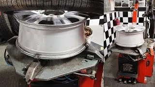 Tire mounting skill | Super fast tire mounting Machine | Oryx viewer