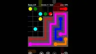 Flow Free - 8 x 8 Mania Level 58