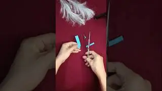 Easy Way of Cutting a Letter | Letter J #ytshort #papercraft #diy #lettering