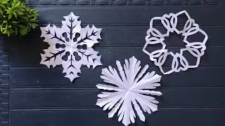 DIY Christmas decoration Ideas / Paper Snowflake ❄️ / Easy 3D snowflake