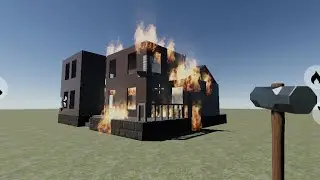 Новая игра с крутым разрушением.Проверкa FPS.(Building Destruction)