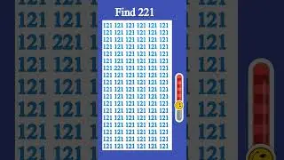 Findthenumber 221| visualchallenge