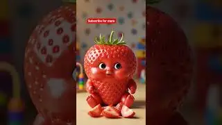 strawberry 🍓 eating #music #song #funny #dancekpop