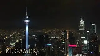 DJI SPARK Drone KL Tower Night View Kuala Lumpur 2019