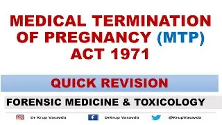Medical Termination of Pregnancy Act 1971 | MTP Act 1971 | Dr Krup Vasavda