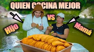 Preparando unas deciosas EMPANADAS DE VERDE para nathalia, nos salio mal - NATHALIA