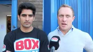 'THIS IS NOT ABOUT BOLLYWOOD, IT'S ABOUT BOXING!' - VIJENDER SINGH (W/ FRANCIS WARREN) ON PRO-DEBUT
