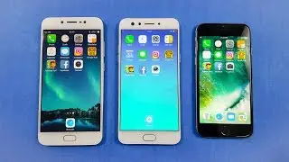 ViVo V5s vs OppO F3 vs iPhone 6 SPEED TEST COMPARISON! Detail Comparison!!