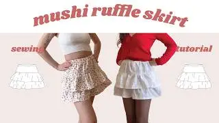 Ruffle Skirt TUTORIAL - PDF sewing pattern available 🧵✨